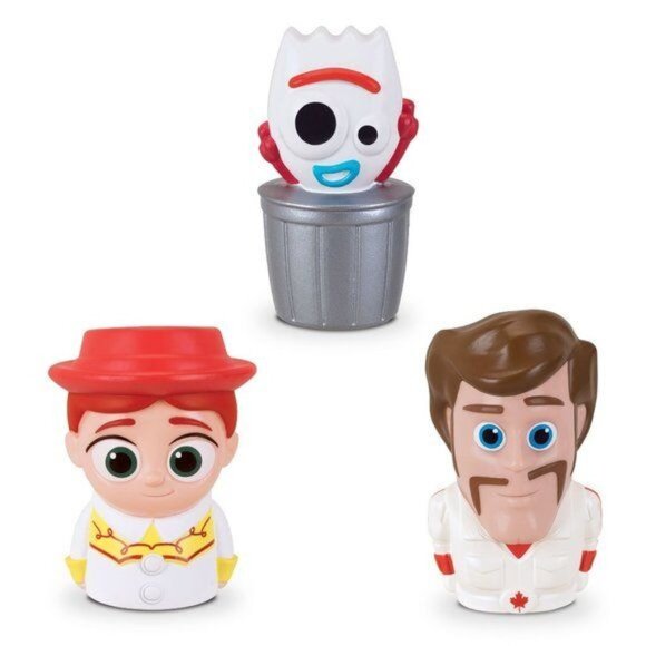 Disney Pixar Toy Story 4 Finger Puppets 3-Pack Featuring Jessie Forky & Duke Cab - Picture 1 of 3
